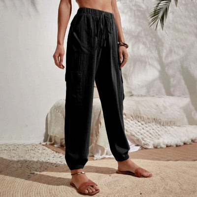 Amina leichte Cargohose | Farbige luftige Sommerhosen Damen - Perfekt für den Sommer