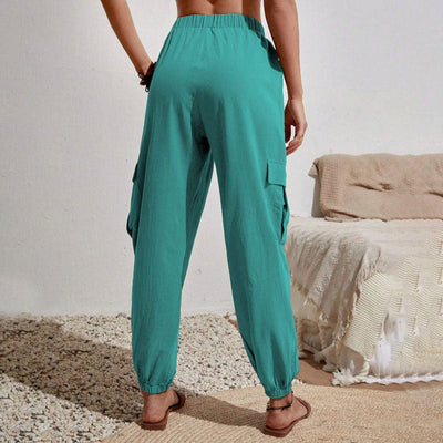 Amina leichte Cargohose | Farbige luftige Sommerhosen Damen - Perfekt für den Sommer