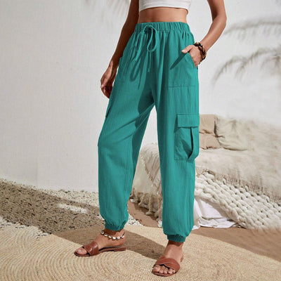 Amina leichte Cargohose | Farbige luftige Sommerhosen Damen - Perfekt für den Sommer