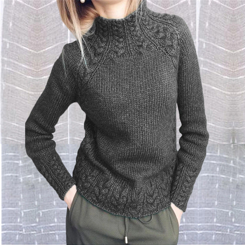 DAMES KABELSTRICKPULLOVER | ELEGANTER WARMER STIL