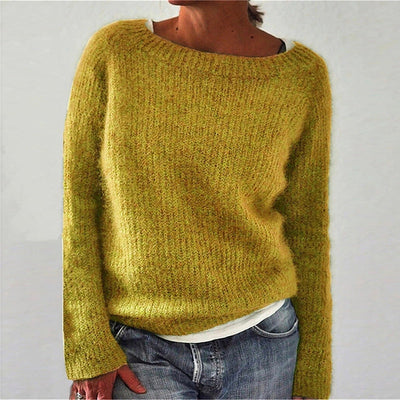 Klassischer Strickpullover für Frauen