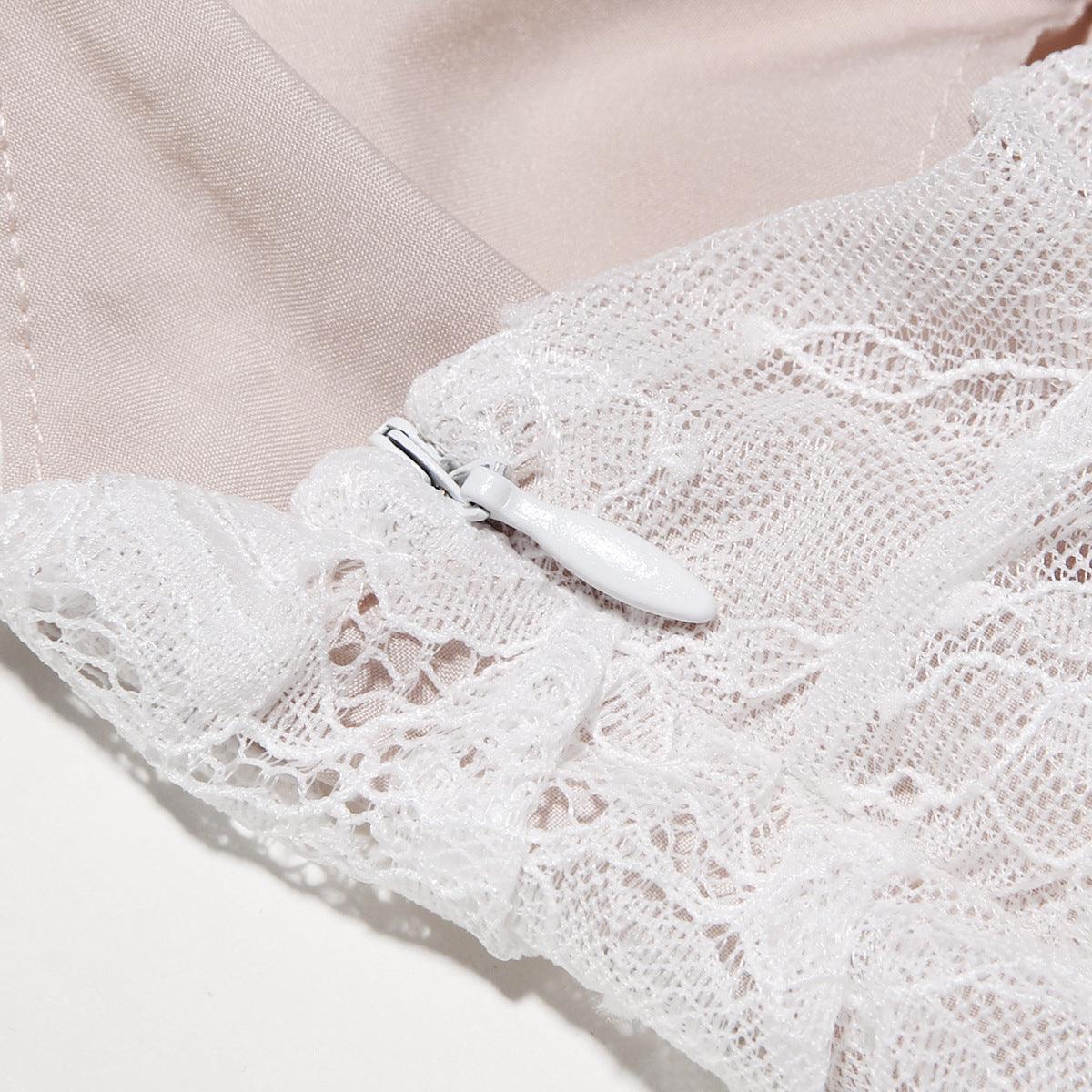 CELESTE - Spitzen Maxi Kleid