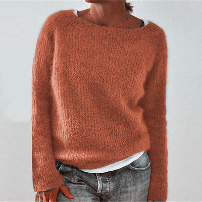 Klassischer Strickpullover für Frauen