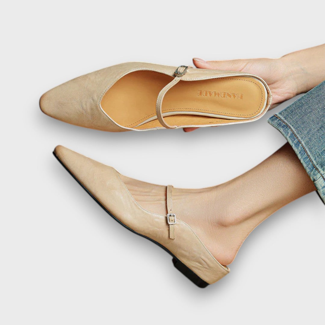 Ornella – Elegante Mules mit Riemchen