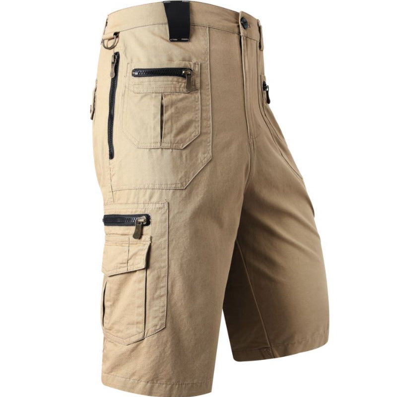 Sommer Cargo Shorts für Herren - Leichte Kurze Wanderhose