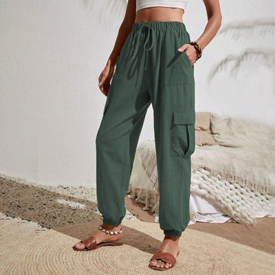 Amina leichte Cargohose | Farbige luftige Sommerhosen Damen - Perfekt für den Sommer