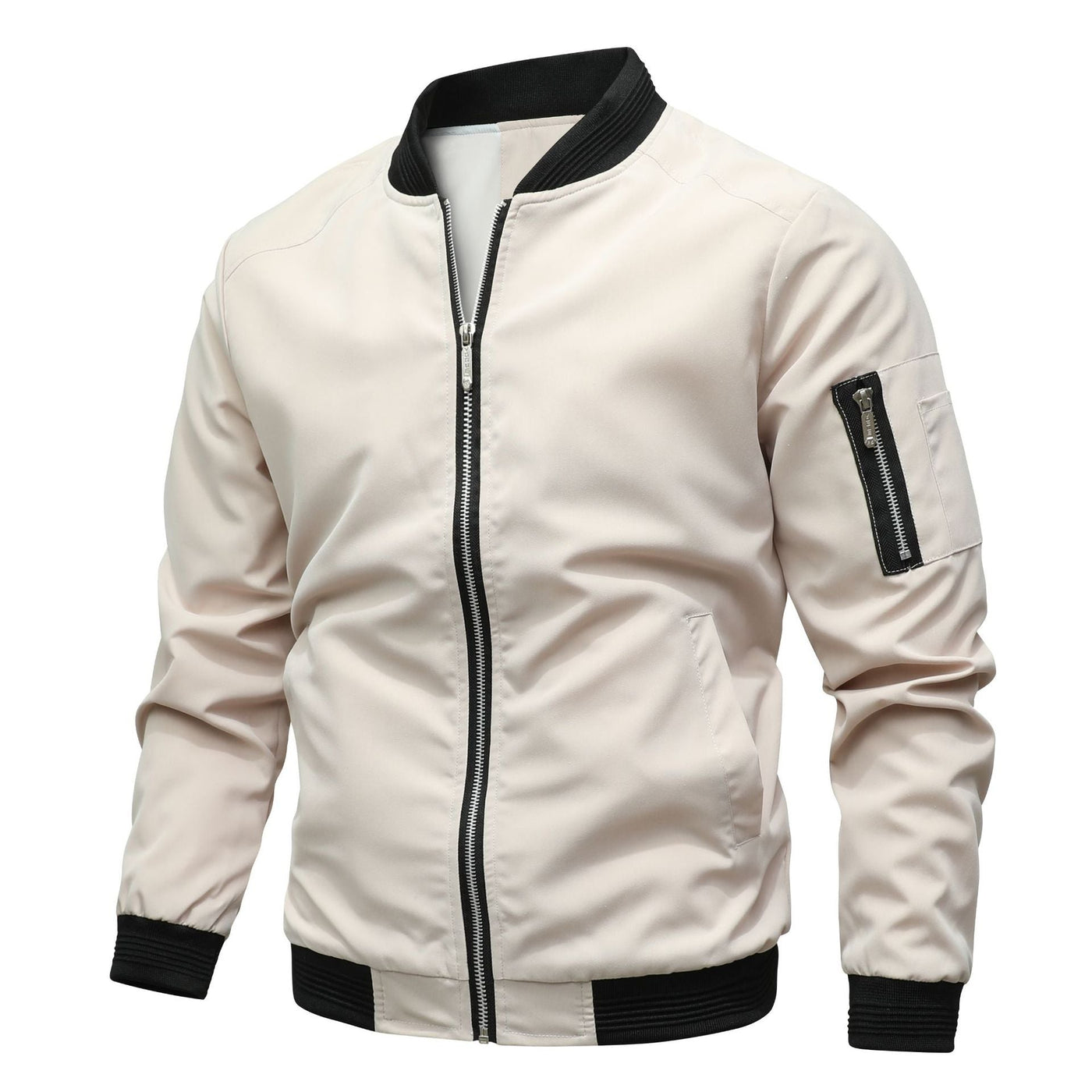 Schmal geschnittene Zip-Up Jacke für Männe