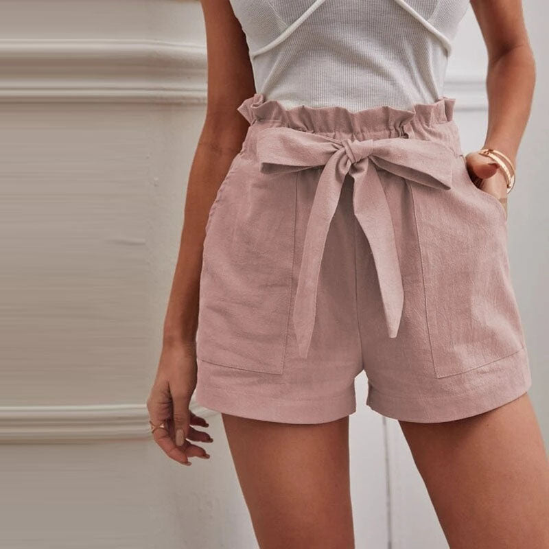 Kika Baumwoll-Leinen-Shorts | Sommerliche Bermudas Damen