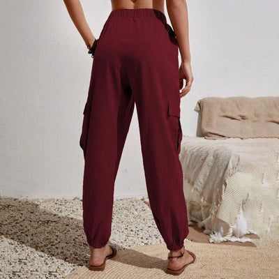 Amina leichte Cargohose | Farbige luftige Sommerhosen Damen - Perfekt für den Sommer