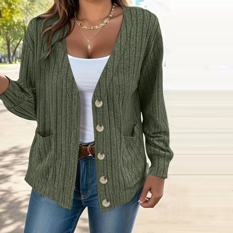 Angela Sommerweste | Damen lässig Sommer gestrickt Strickjacke
