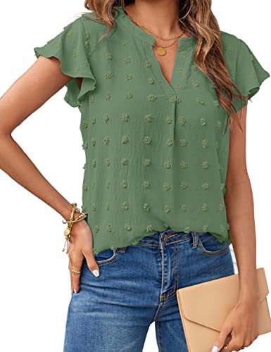 Amelina® | Ärmellose Damenbluse mit V-Ausschnitt