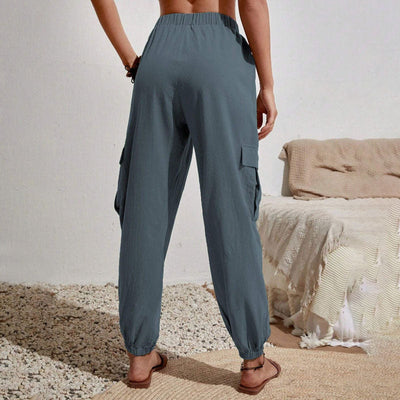 Amina leichte Cargohose | Farbige luftige Sommerhosen Damen - Perfekt für den Sommer