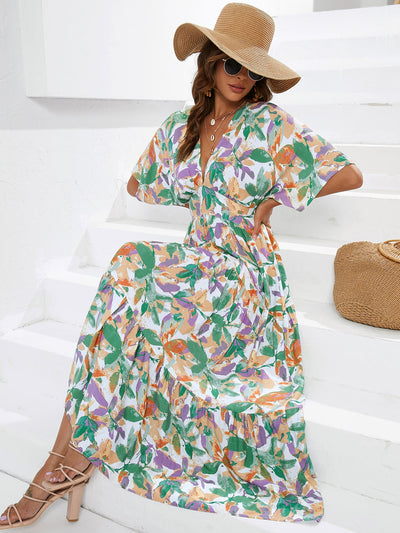 Bea - Blumiges Sommer-Maxikleid