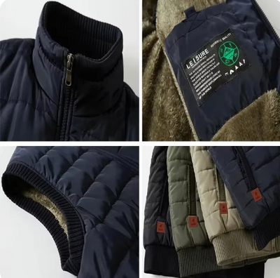 Warme Outdoor Weste mit Futter für Herren