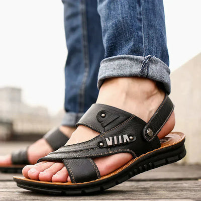 Orthopädische Sandalen - Ergonomisch - Rutschfest - Wanderschuhe - Herrensandalen