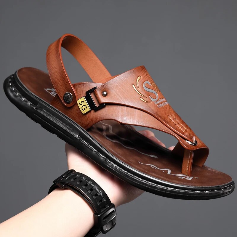 Orthopädische Sandalen - Ergonomische Schmerzlinderung für Männer Flip Flop Hausschuhe