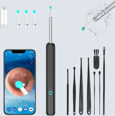 ClearEar Pro Sommeredition | Otoskop und Ohrreinigungsgerät mit Kamera für gründliche Ohrreinigung