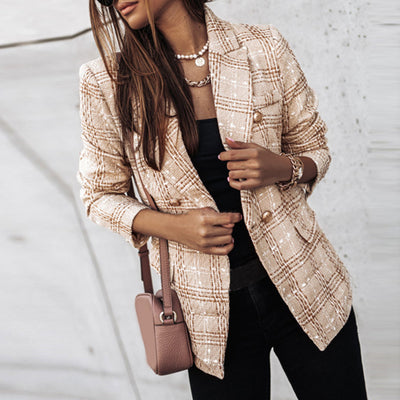 Eleganter Tweed-Blazer | Doppelreihig | Zeitlose Raffinesse