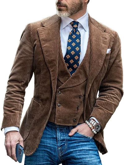Retro Cord-Blazer für Männer in zeitlosem Design