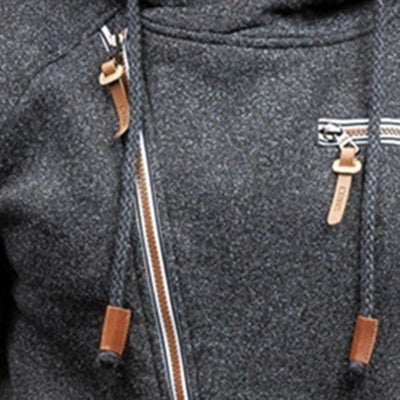 Lässige Winter-Kapuzenjacke für Männer