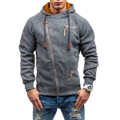 Lässige Winter-Kapuzenjacke für Männer
