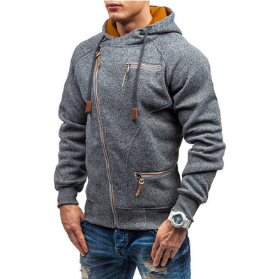 Lässige Winter-Kapuzenjacke für Männer