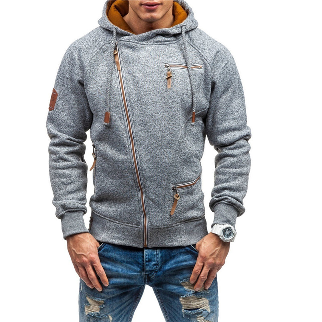 Lässige Winter-Kapuzenjacke für Männer