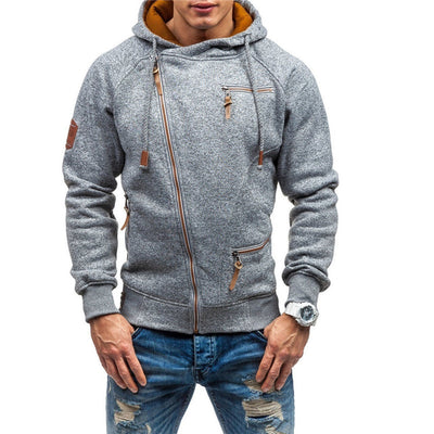 Lässige Winter-Kapuzenjacke für Männer