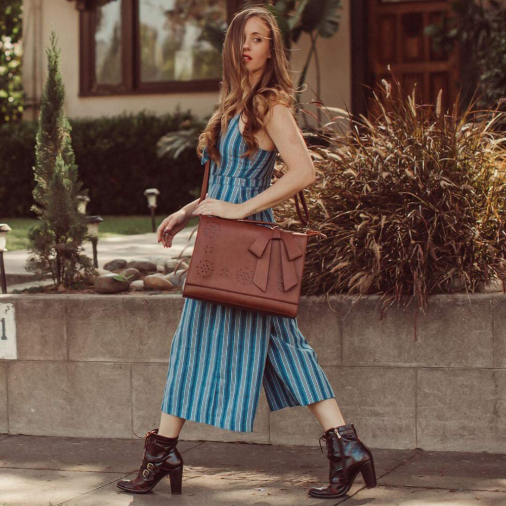 Bernadette – Schleifen-Satchel Handtasche