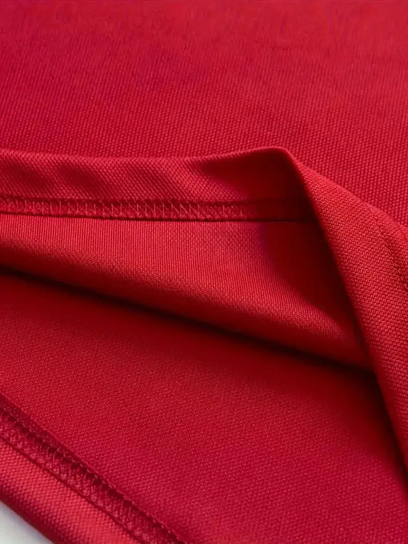 Polohemd - Halber Knopf - Umlegekragen - Langärmeliges Polohemd - Herrenhemden