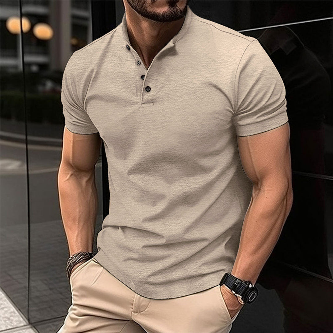 Polohemd | Kurzarm | Halber Knopf | Polo T-Shirt | Herren T-Shirt