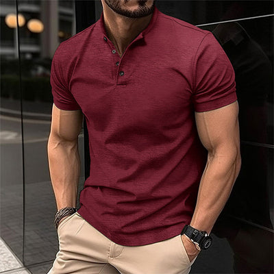 Polohemd | Kurzarm | Halber Knopf | Polo T-Shirt | Herren T-Shirt