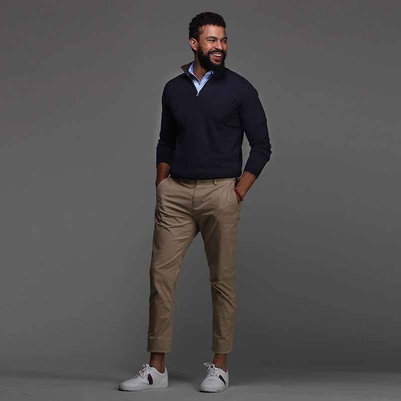 Formelles Herren Polo, mit steifem Kragen und elegant