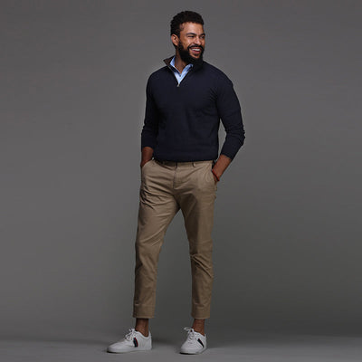 Formelles Herren Polo, mit steifem Kragen und elegant