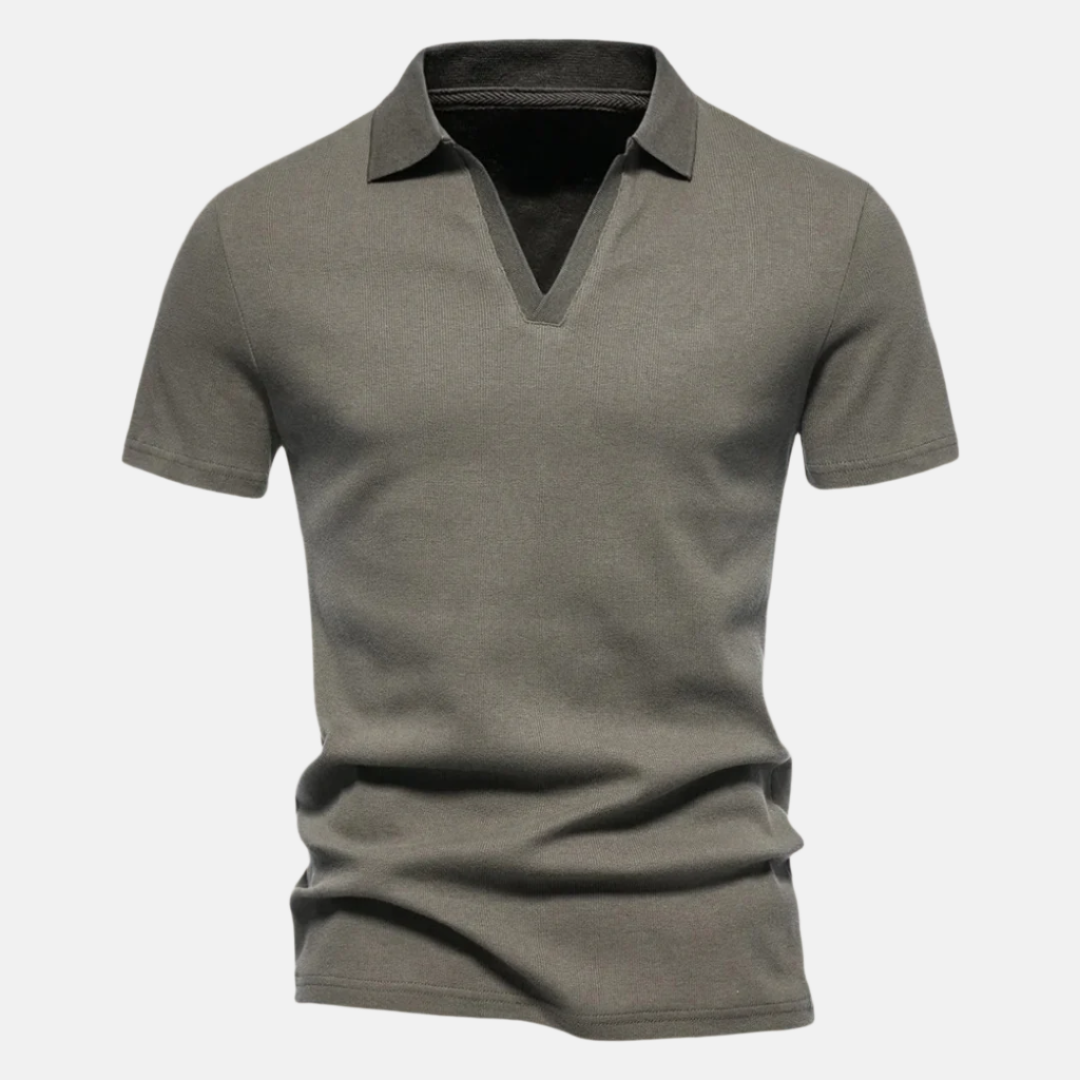 Poloshirt für Herren - Leichtes Gestricktes Kurzarm Polo für den Sommer