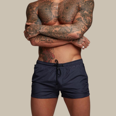 Badehose für Herren - Leichte, schnelltrocknende Strandhose mit Reißverschluss für den Sommer