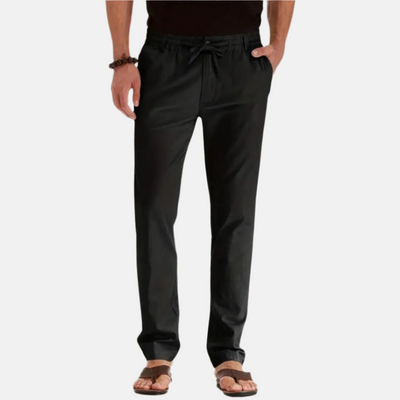 Sommerhose für Herren - Stilvolle leichte Hose im Leinen-Look für den Sommer