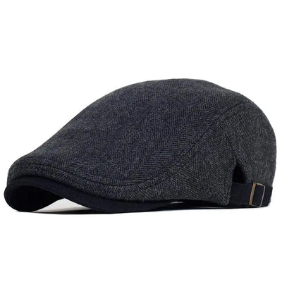Herren Woll Tweed Kappe mit Vintage-Stil