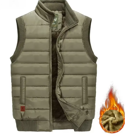 Warme Outdoor Weste mit Futter für Herren