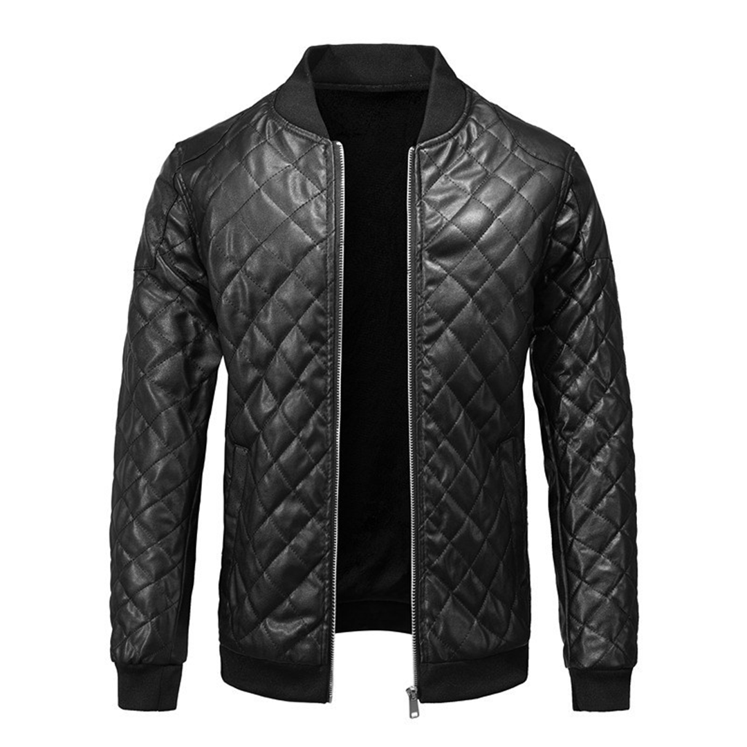 Lässige Lederjacke für Herren