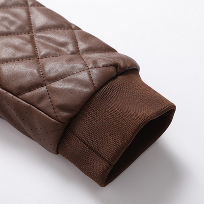 Lässige Lederjacke für Herren