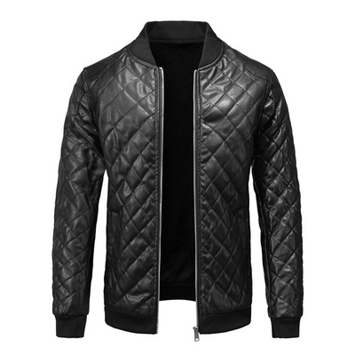Lässige Lederjacke für Herren