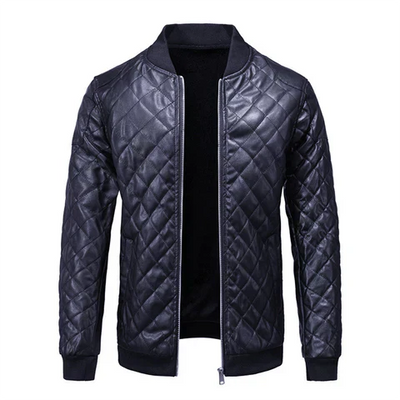 Lässige Lederjacke für Herren