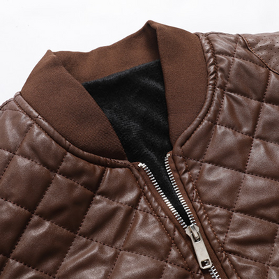 Lässige Lederjacke für Herren