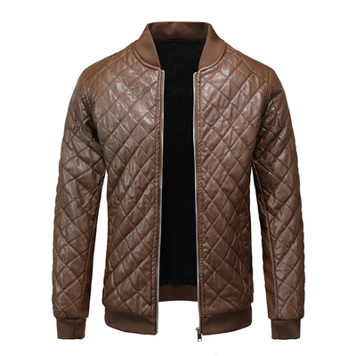 Lässige Lederjacke für Herren