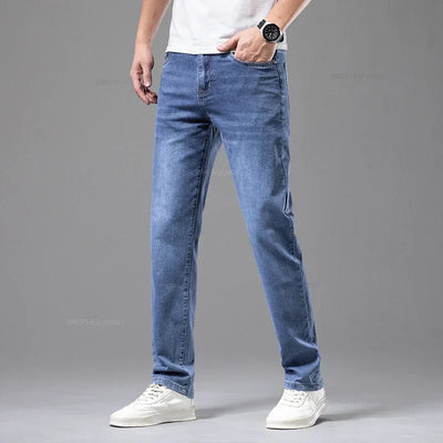 Jeans für Herren - Sommerliche Stretch Hose in Slim Fit