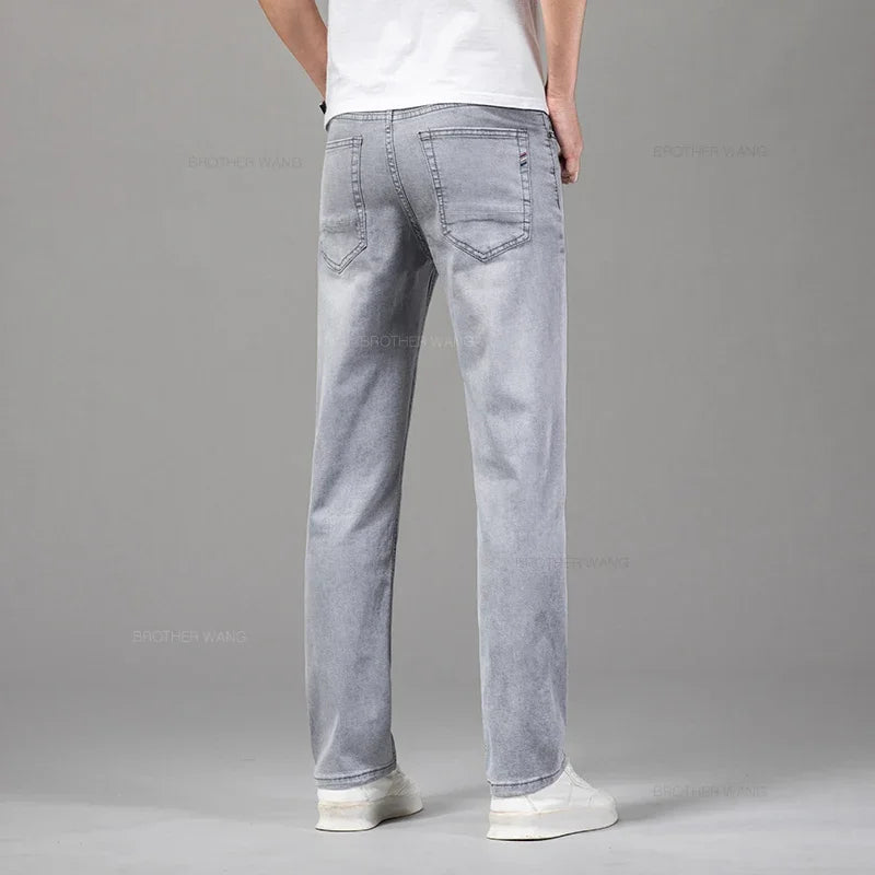 Jeans für Herren - Sommerliche Stretch Hose in Slim Fit