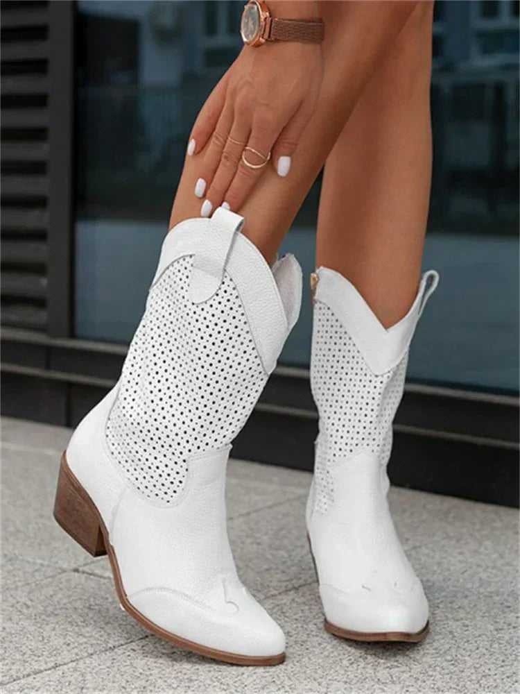 Stiefeletten für Damen - Elegante Cowboystiefel für den Sommerurlaub