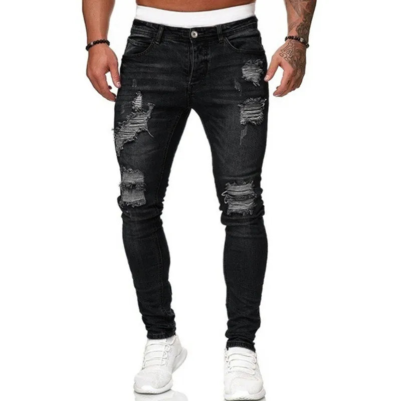 Ripped Jeans | Slim-Fit-Jeans | Gewaschene Jeans | Skinny-Jeans | Herrenjeans