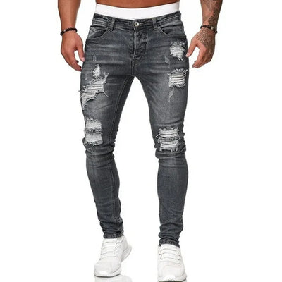 Ripped Jeans | Slim-Fit-Jeans | Gewaschene Jeans | Skinny-Jeans | Herrenjeans